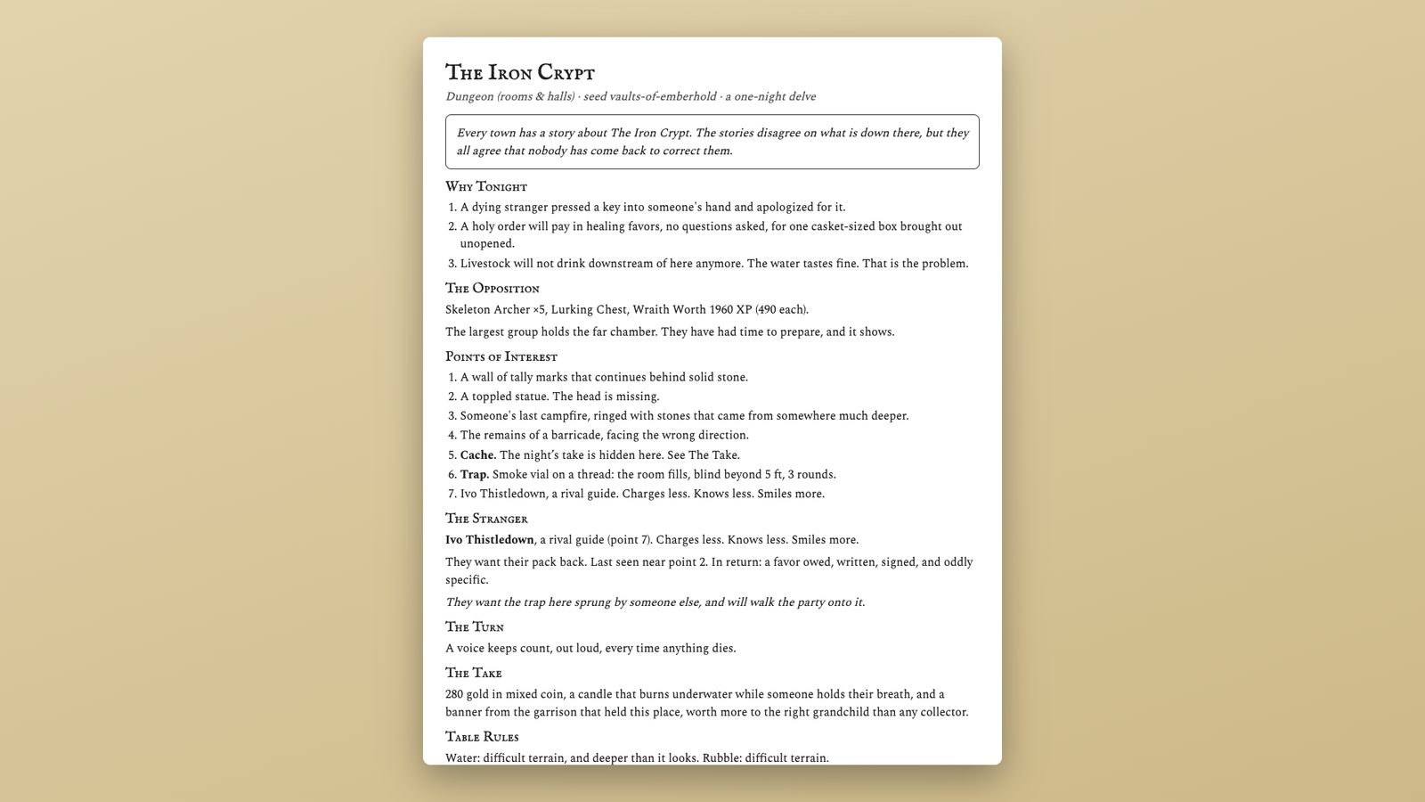 A printable game-night sheet